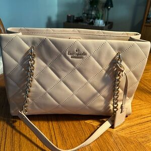 Kate Spade Nude Quilted Shoulder Bag